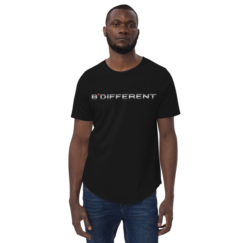 Men's Curved Hem T-Shirt- B*Different